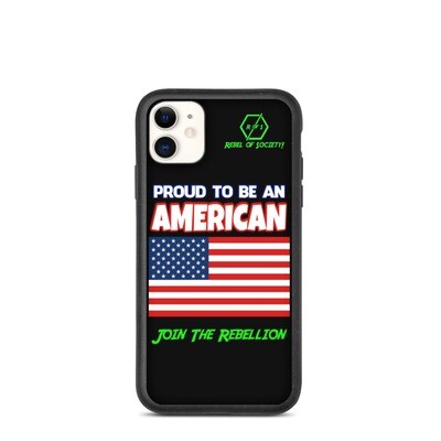 Proud American Biodegradable iPhone Case