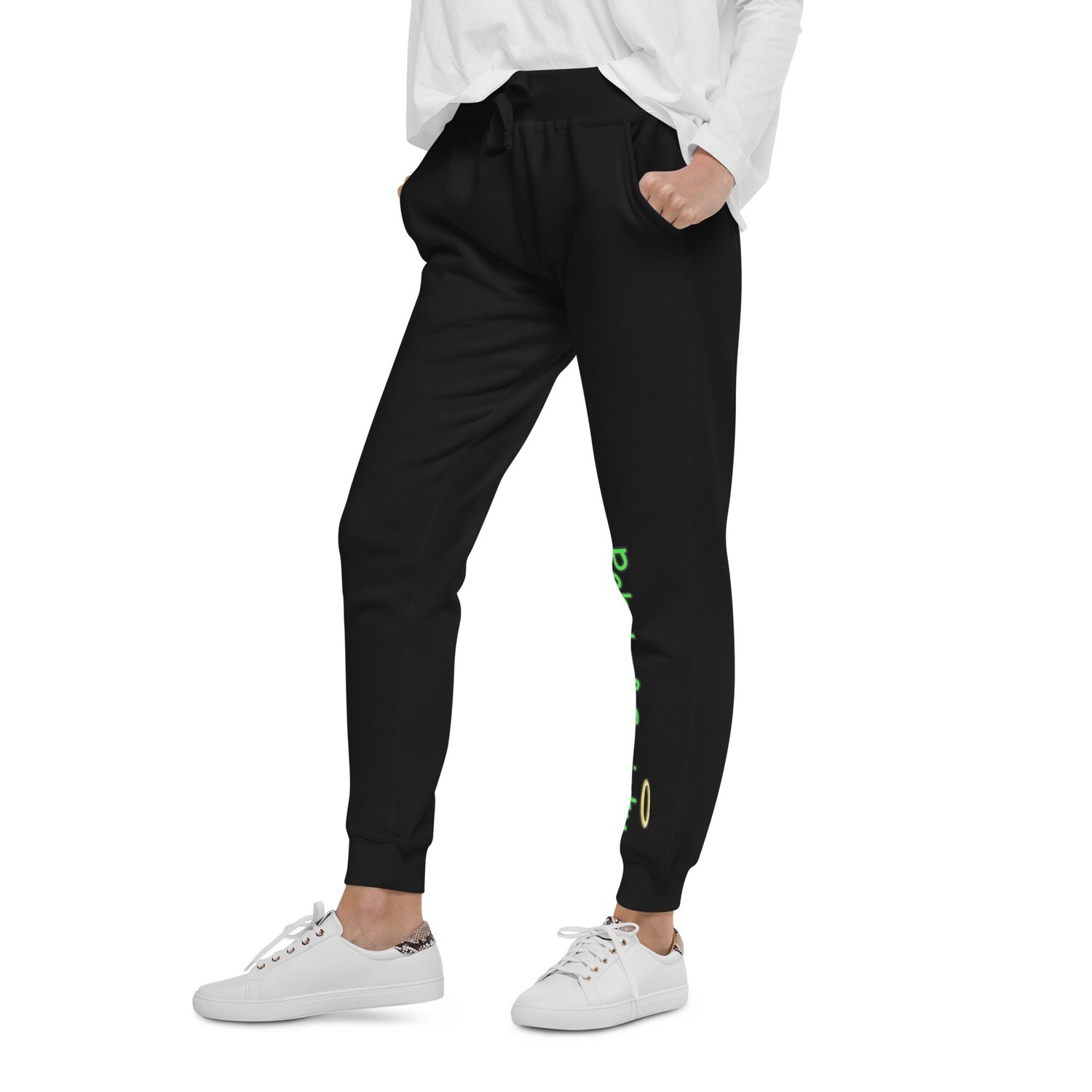 Christian Rebel of Society Woman's Athletic Sweatpants (With 9 Unique Colors & Sizes: XSmall-2XL), Color: Black, Size: XS
