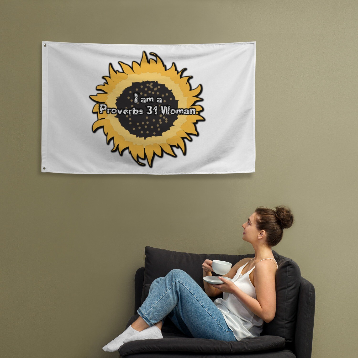 Proverbs 31 Woman Flag
