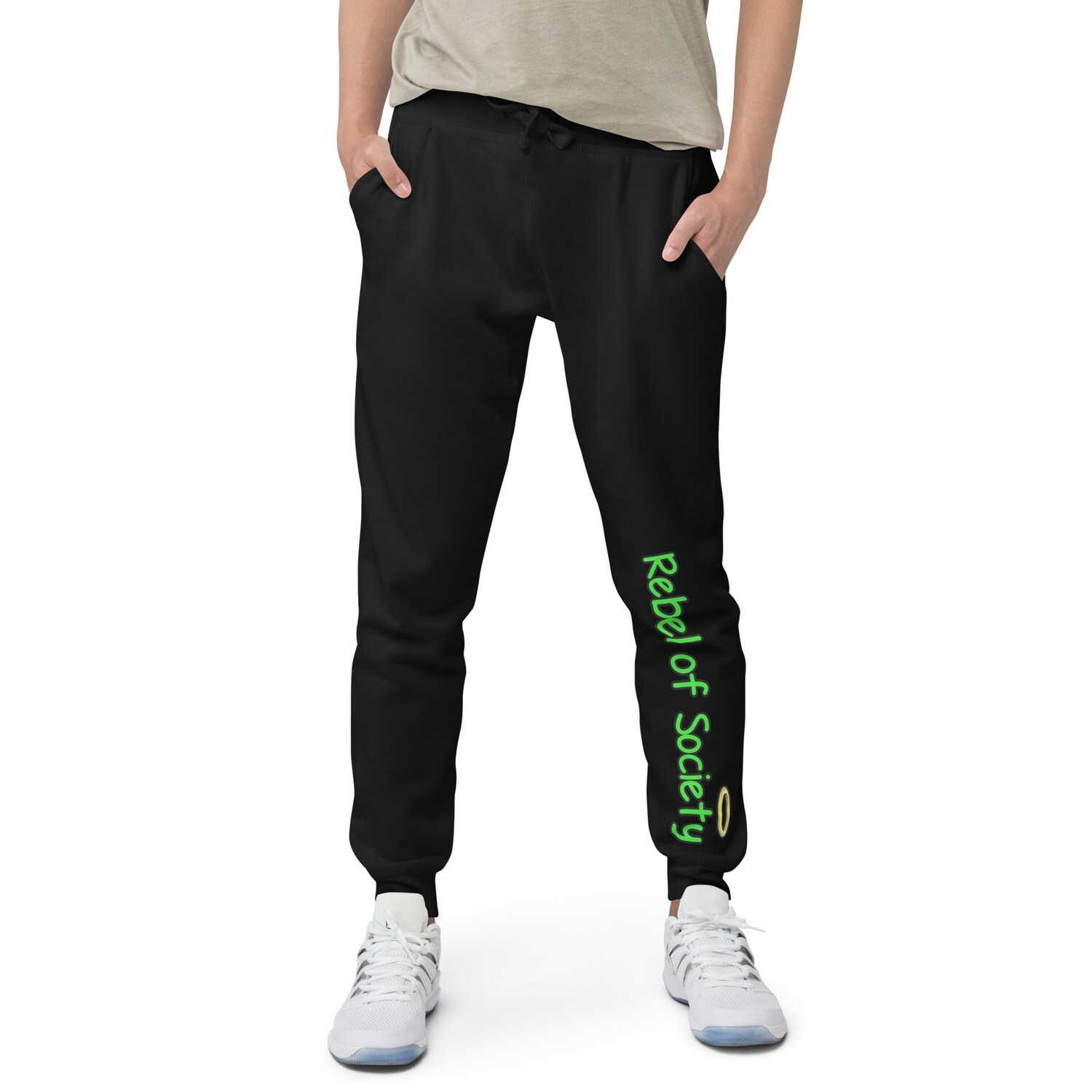 Christian Rebel of Society Men's Athletic Sweatpants (With 9 Rad Colors & Sizes: XSmall-2XL), Color: Black, Size: XS