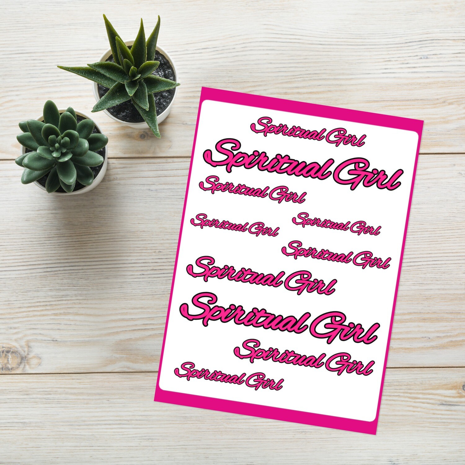 Spiritual Girl Sticker Sheet