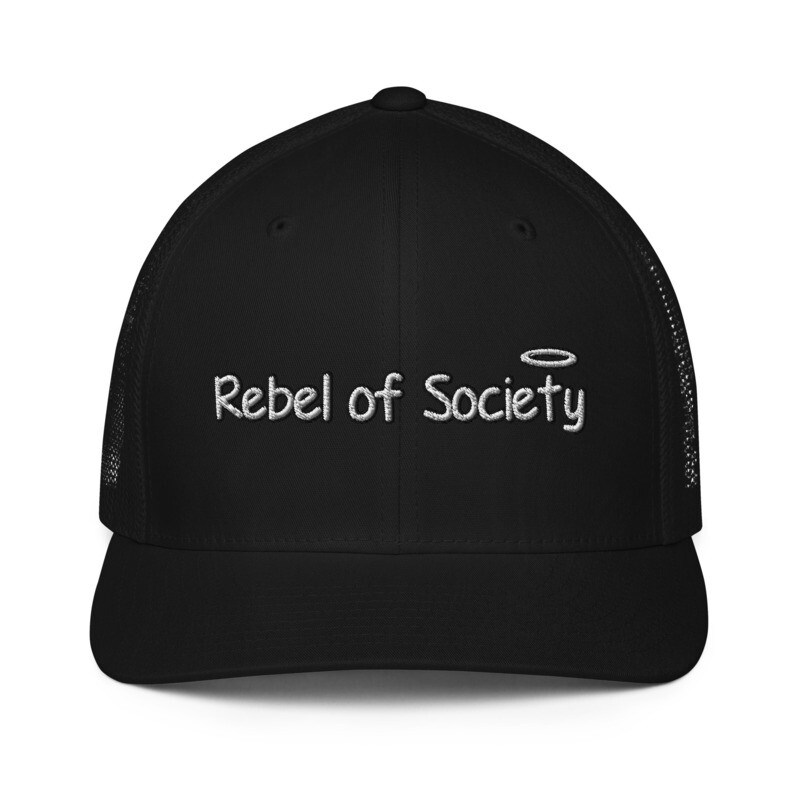 Christian Rebel of Society Closed-Back Trucker Cap (5+ Colors)