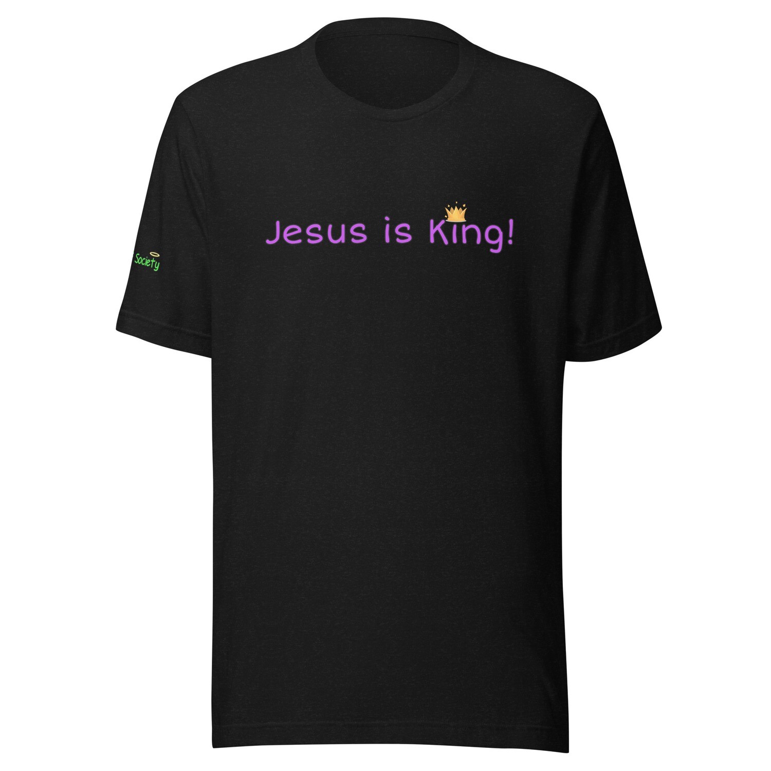Jesus is King Unisex T-shirt (Only in 8 Neutral Colors & Sizes: Small-3XL)