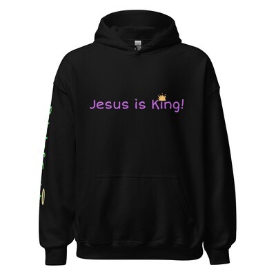 New Jesus is King!-Unisex Hoodie (With 8 Neutral Colors & Sizes: Small-4XL)