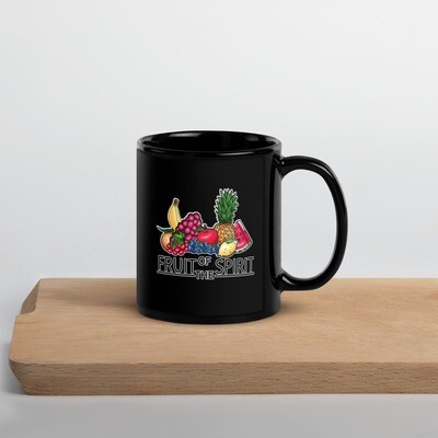 Fruit of the Spirit-Black Glossy Mug 11oz & 15oz