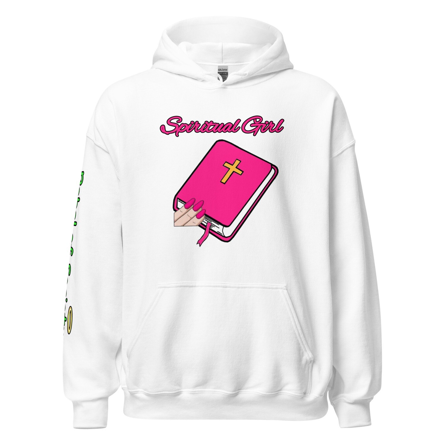 New Spiritual Girl-Relaxed Hoodie (Now with 10 Colors & Sizes: Small-4XL)
