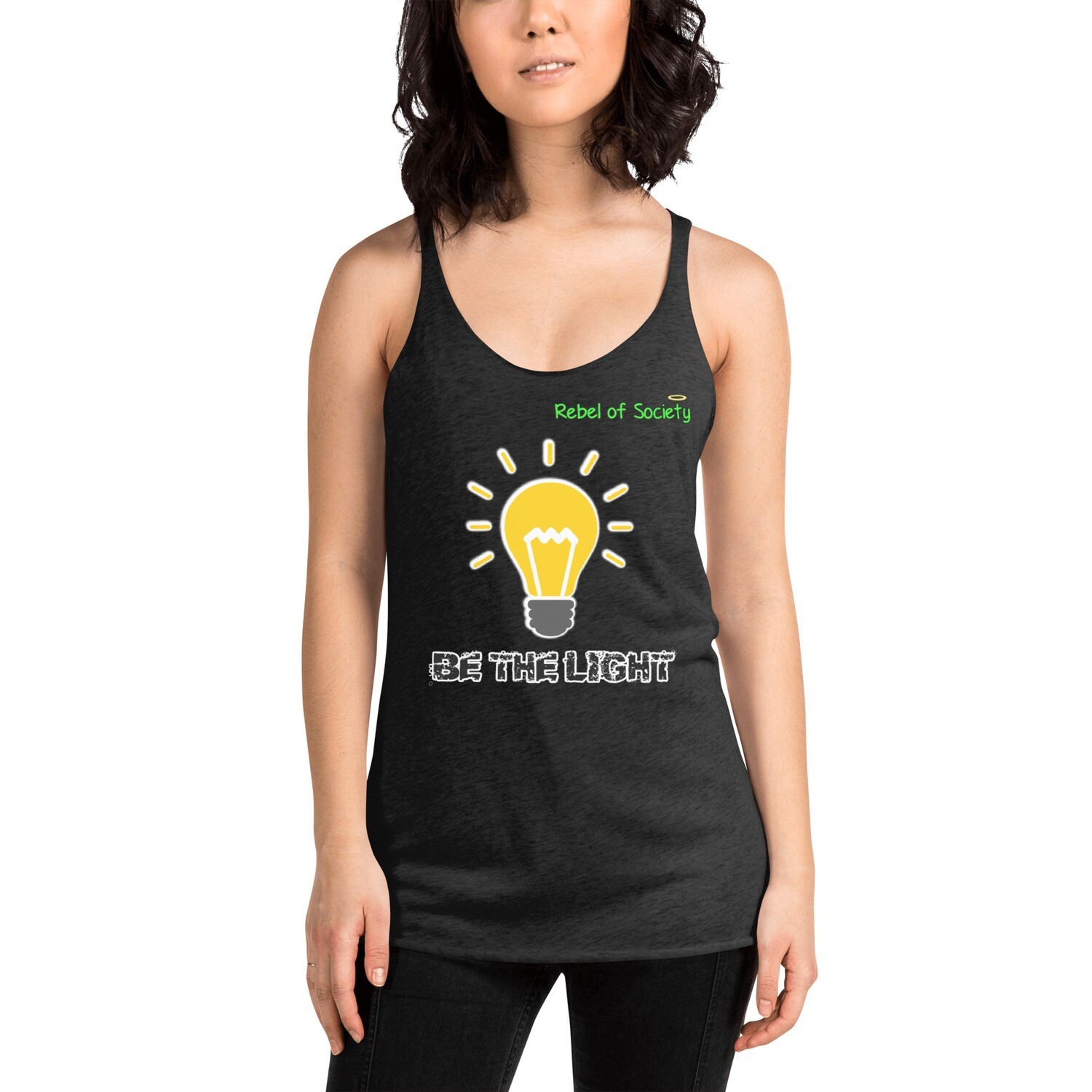 Be the Light Women's Tank Top (With 8 Colors & Sizes: XSmall-XL)