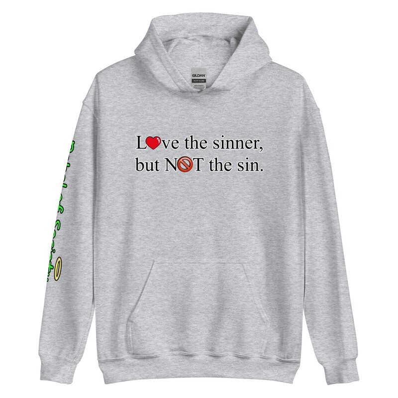New Love the Sinner-Unisex Hoodie (Now with 10+ Colors and Sizes Small-4XL)