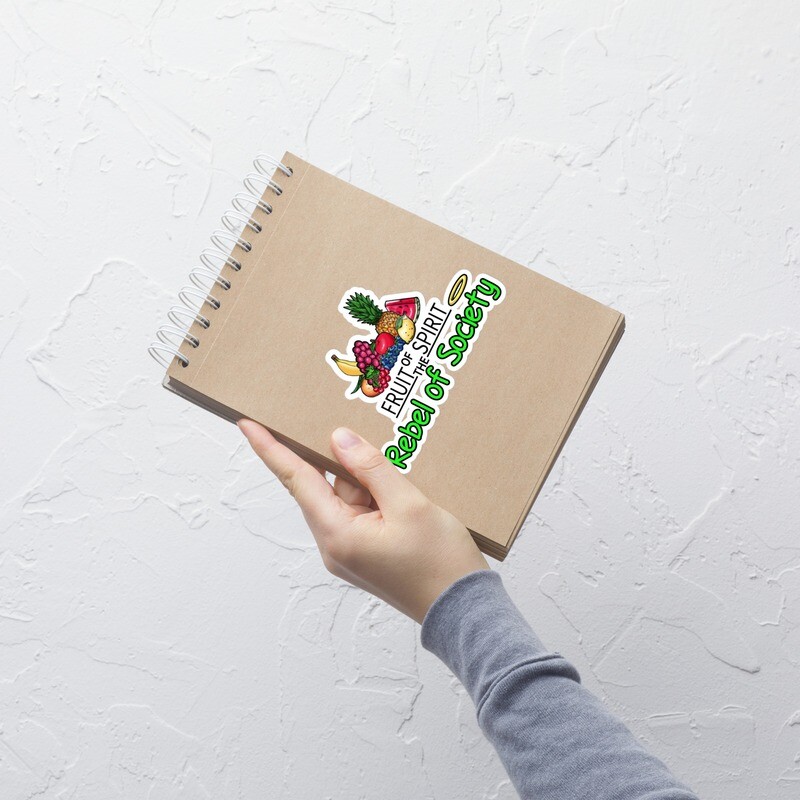 Fruit of the Spirit Bubble-Free Stickers (3x3, 4x4 & 5.5x5.5)