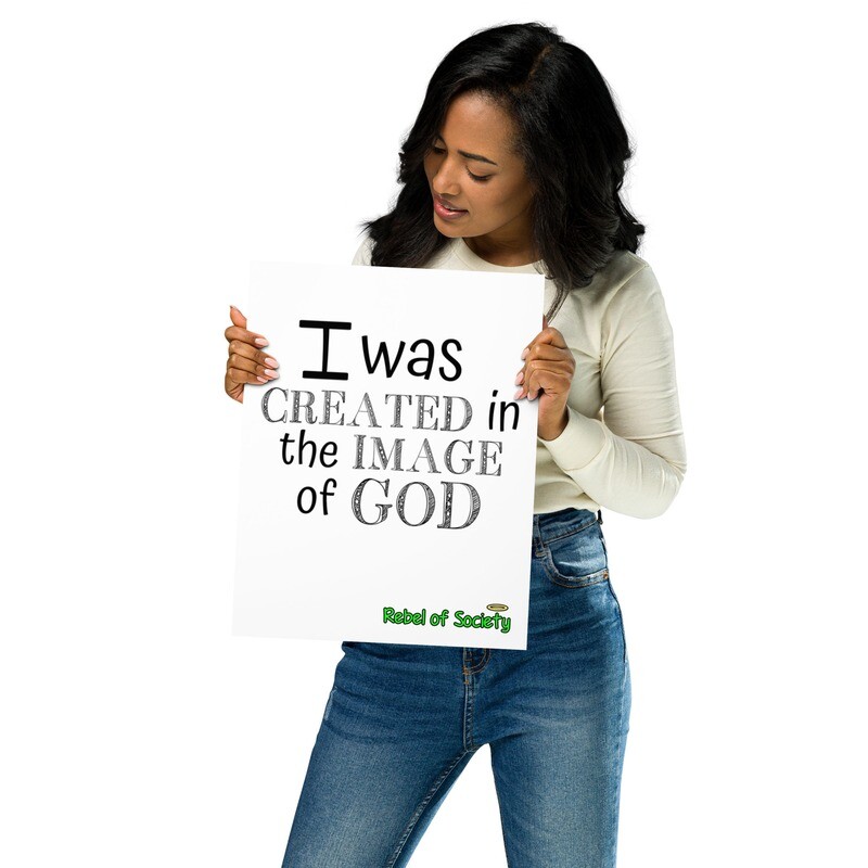 Created in the Image of God. Poster