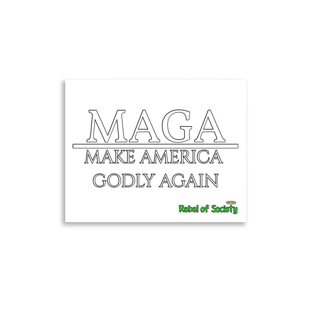 Christian Mock MAGA-Poster