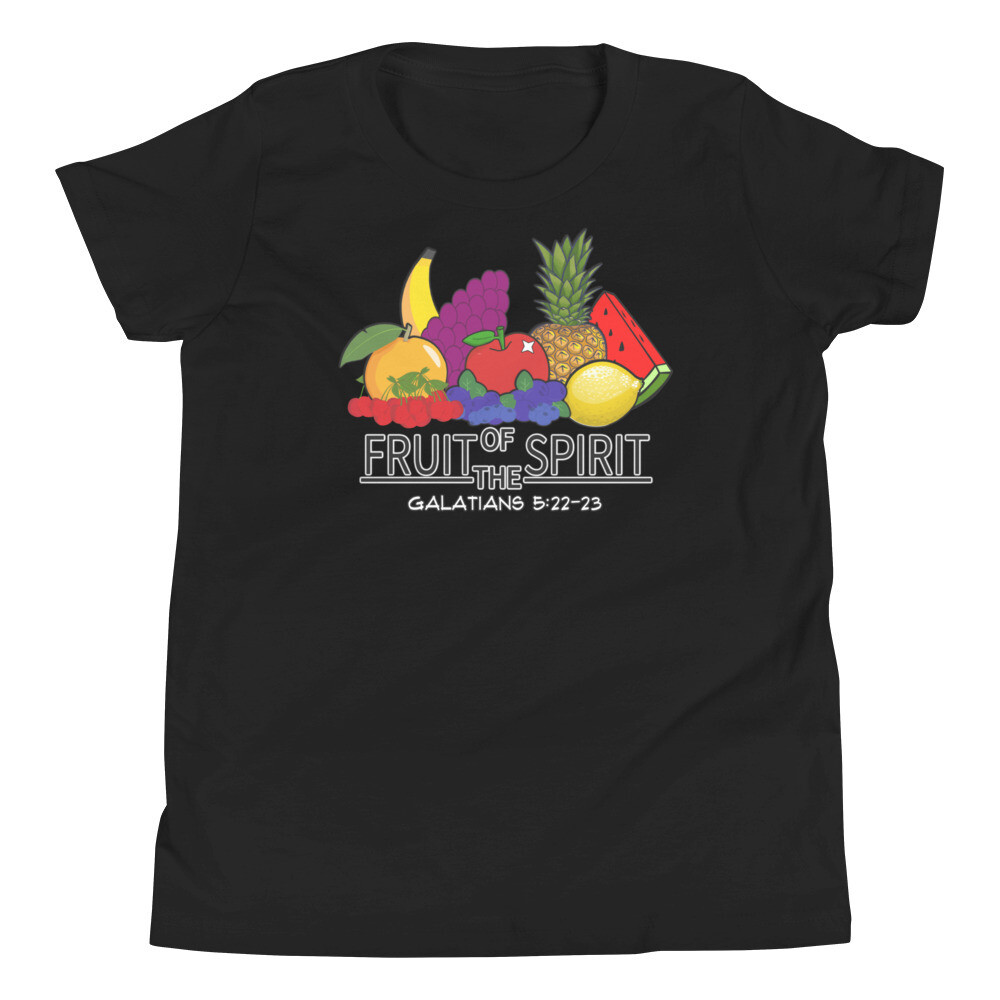 Fruit of the Spirit-Youth Short Sleeve T-Shirt (In 10+ Colors & Sizes S-XL)