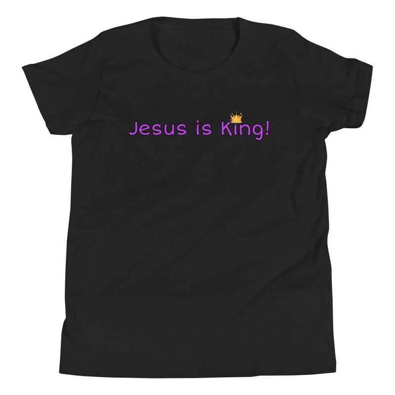 Jesus is King-Youth Short Sleeve T-Shirt