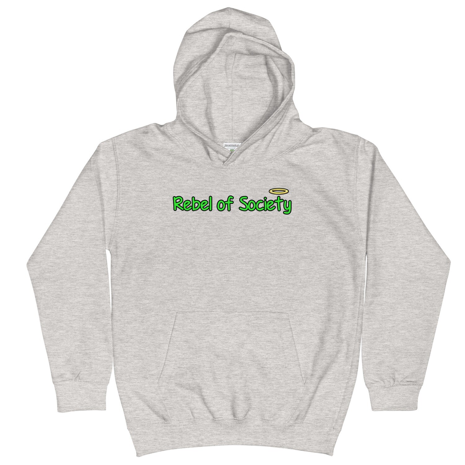 Christian Rebel of Society Youth Hoodie (In 4 Colors and Sizes Youth XS-XL)