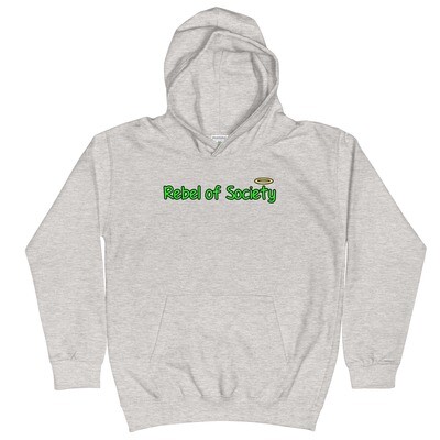 Christian Rebel of Society Youth Hoodie (In 4 Colors and Sizes Youth XS-XL)