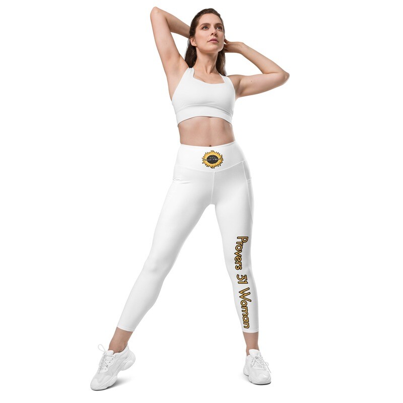 Proverbs 31 Woman Premium Quality Leggings With Pockets