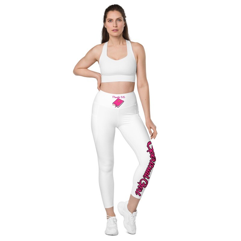 Spiritual Girl Proverbs 3:15-Premium Leggings With Pockets