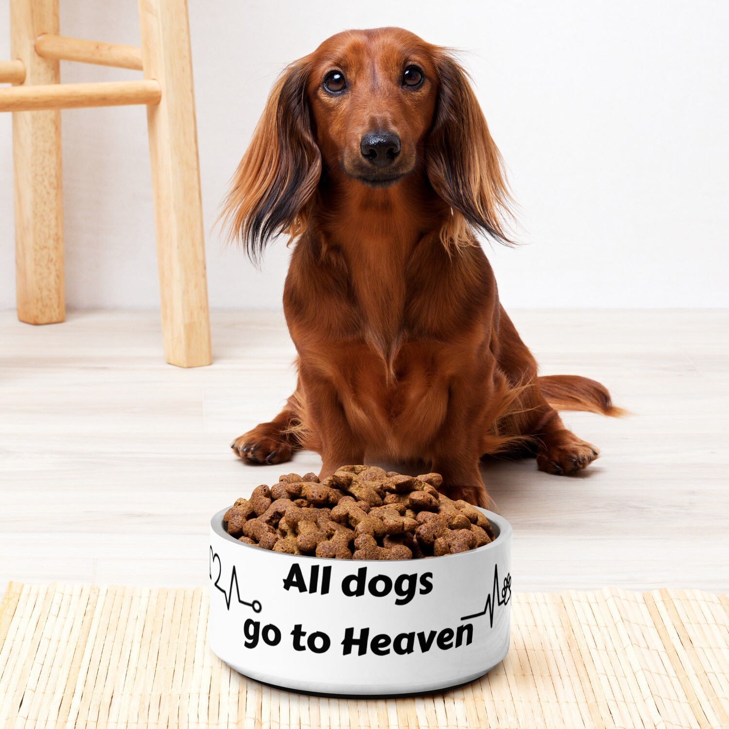 All Dogs Go to Heaven Pet Bowl-Rebel of Society