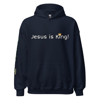 Jesus is King - Created in the Image of God-Unisex Hoodie