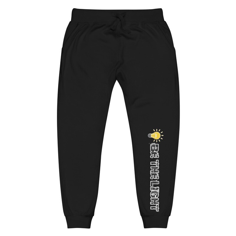 Be the Light-Unisex Fleece Sweatpants | Sizes: XS-2XL
