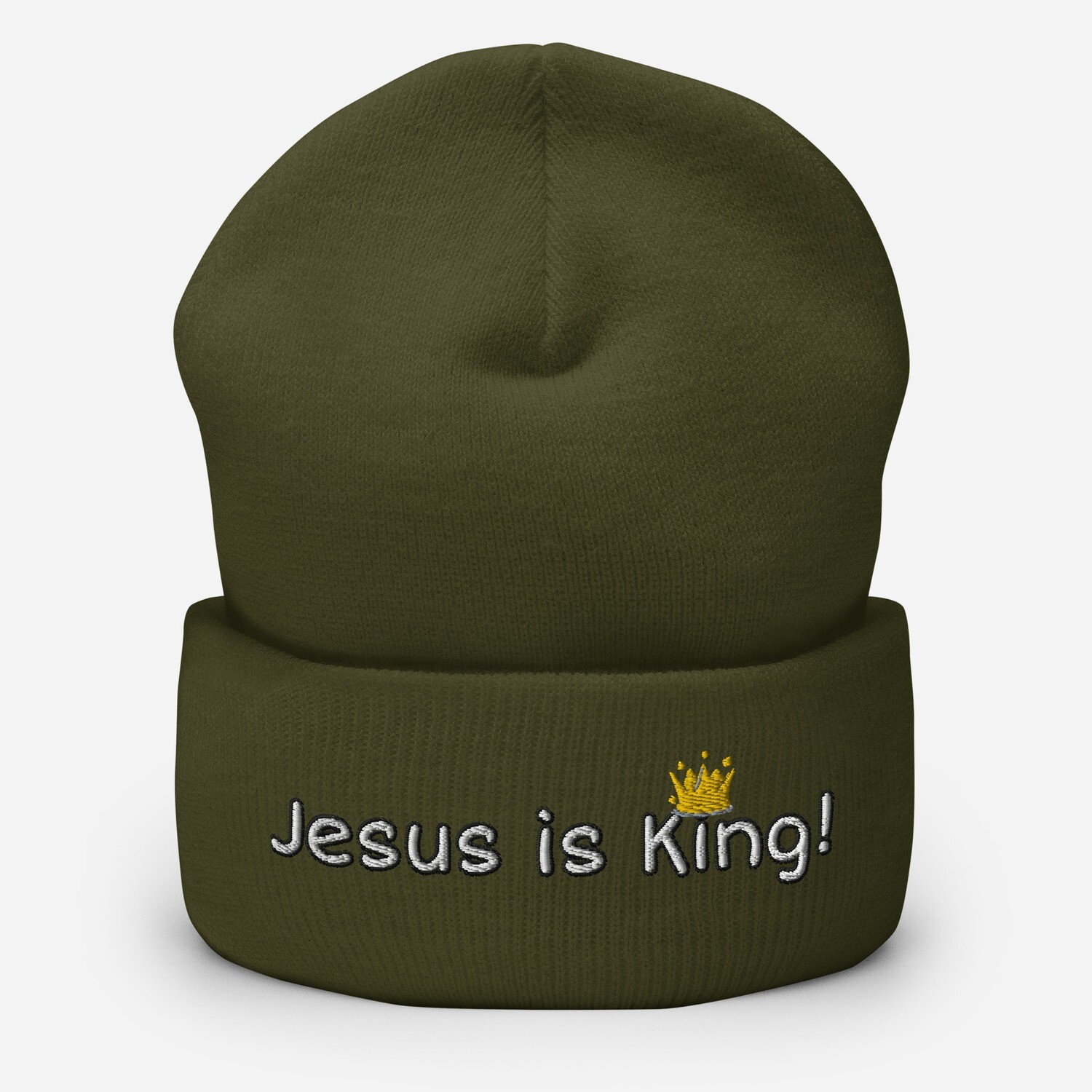 Jesus is King-Cuffed Beanie