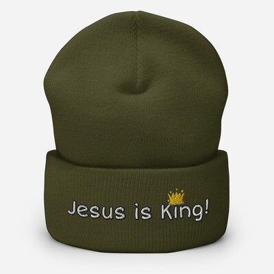 Jesus is King-Cuffed Beanie