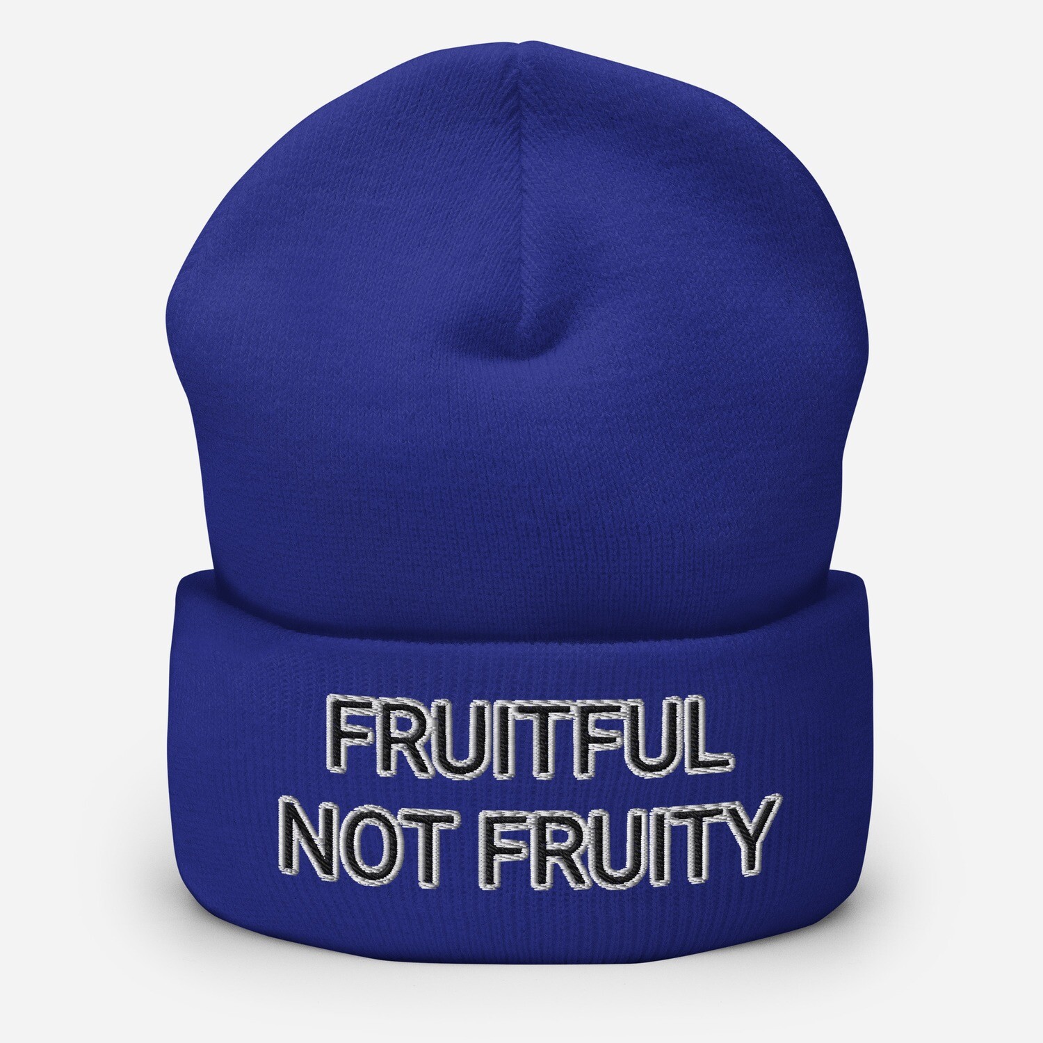 Fruitful not Fruity-Cuffed Beanie (One size fits all)