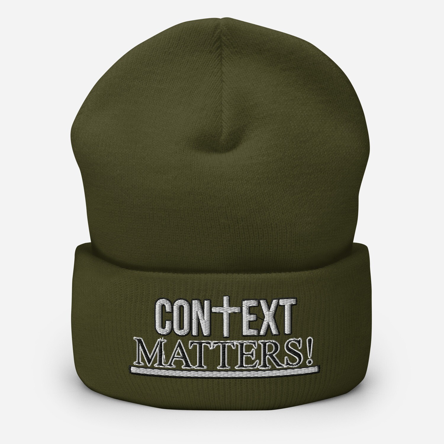 Context Matters-Cuffed Beanie