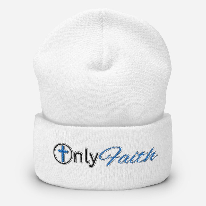 Only Faith-3D Puff Cuffed Beanie