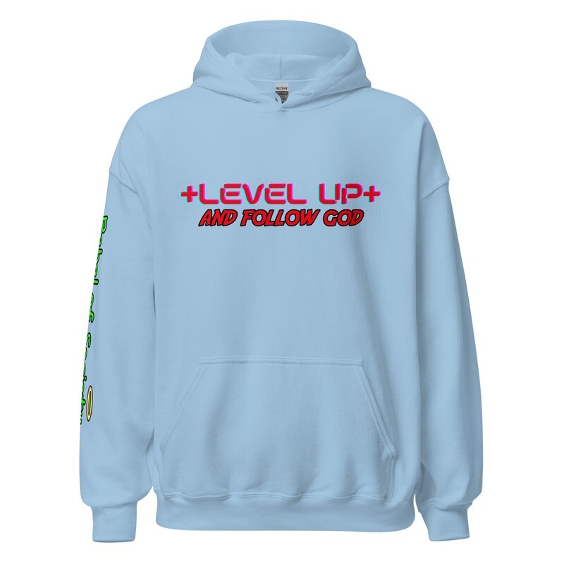 Level Up and Follow God-Unisex Hoodie