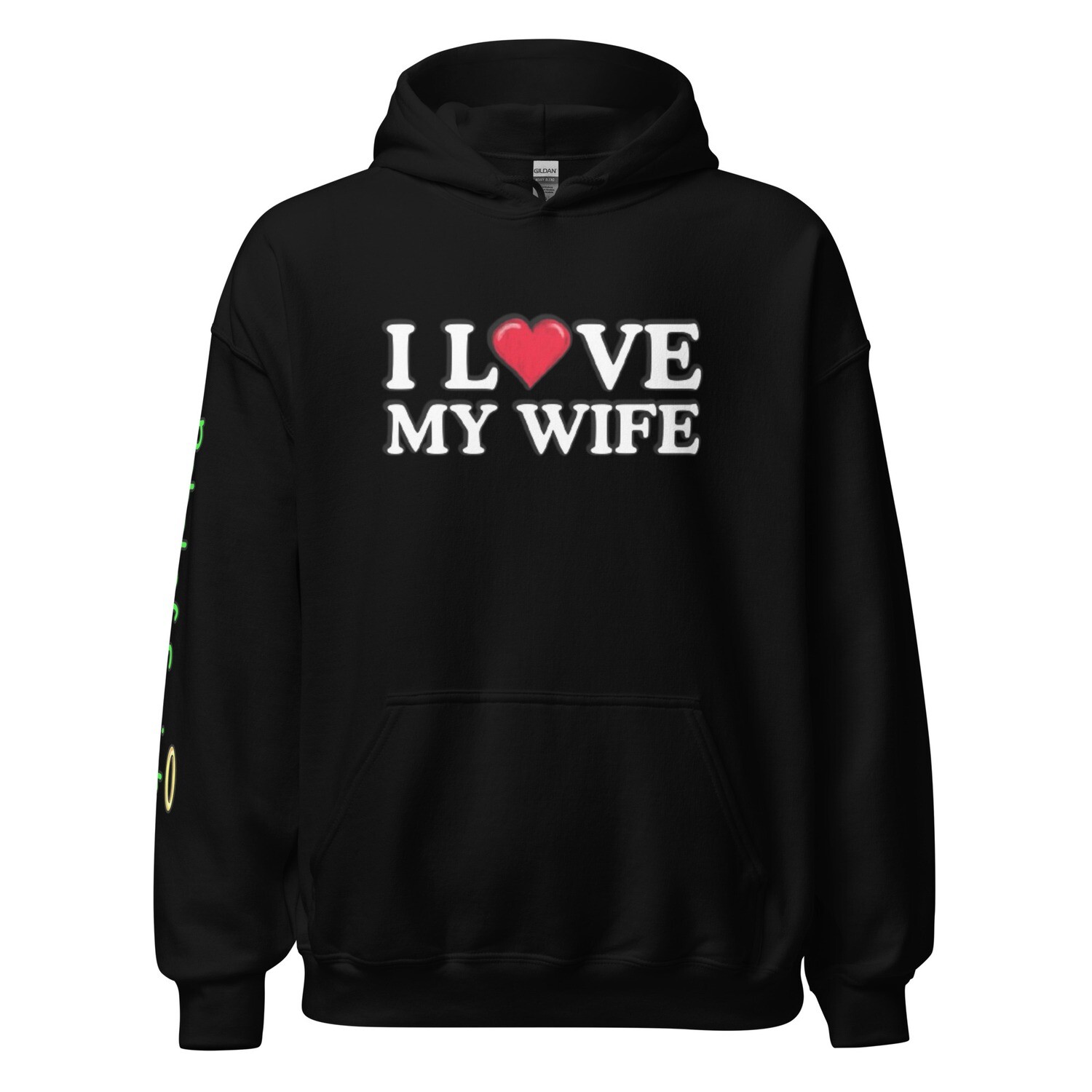I Love My Wife-Premium Men's Hoodie