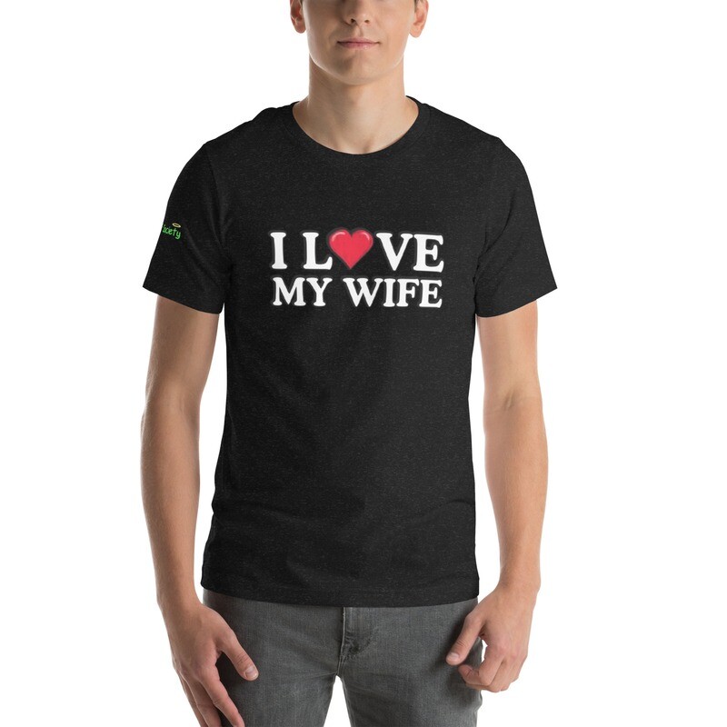 I Love My Wife-Men's T-Shirt