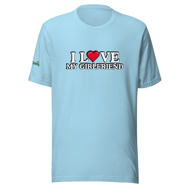 I Love My Girlfriend-Mens T-Shirt