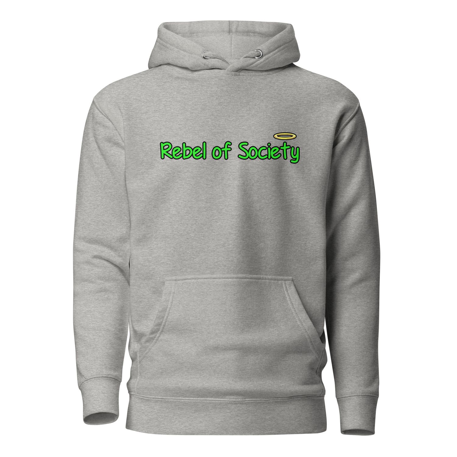 Christian Rebel of Society Simplistic Design-Unisex Hoodie (Small-3XL)