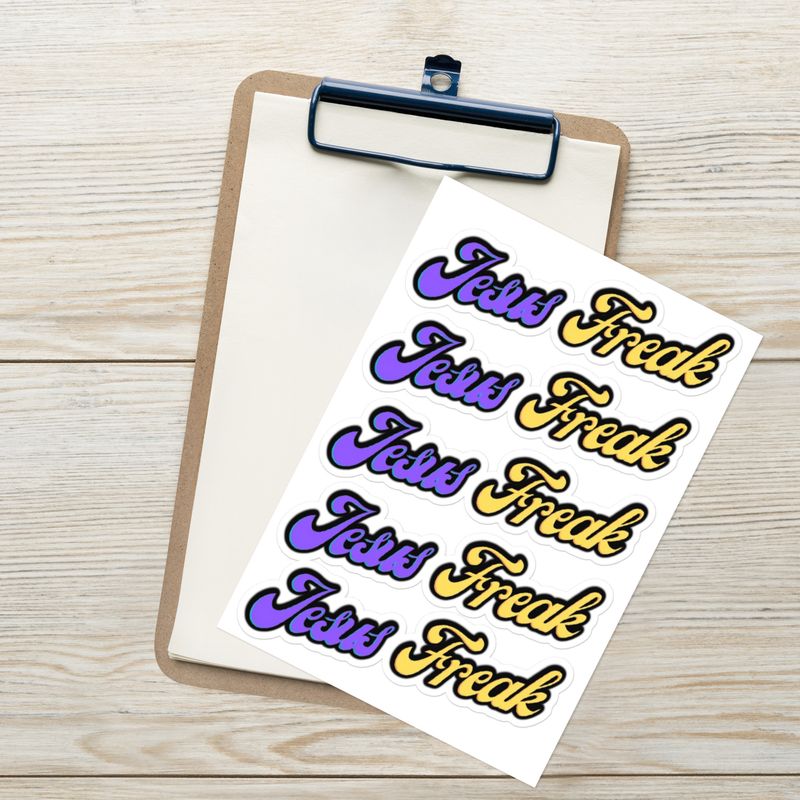 Jesus Freak - Sticker sheet