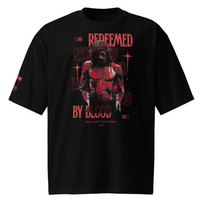 Redeemed by Blood - Oversized Streetwear T-Shirt