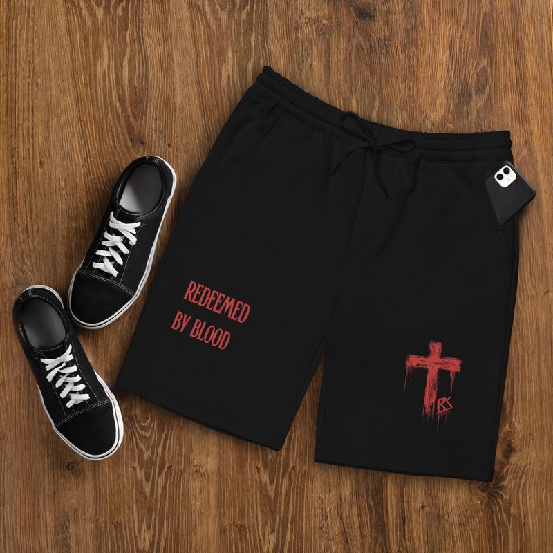 Redeemed by Blood - High Quality-Men's Shorts