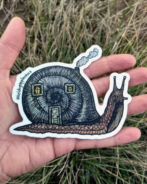 Snail Time Sticker