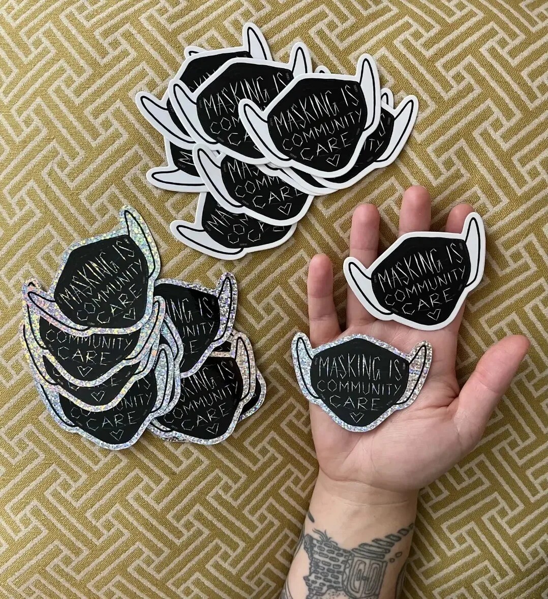 *NEW* Masking Is Community Care Stickers