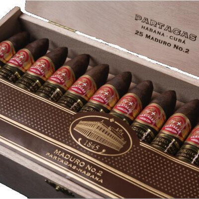 Partagas Maduro No.2 LCDH cabinet