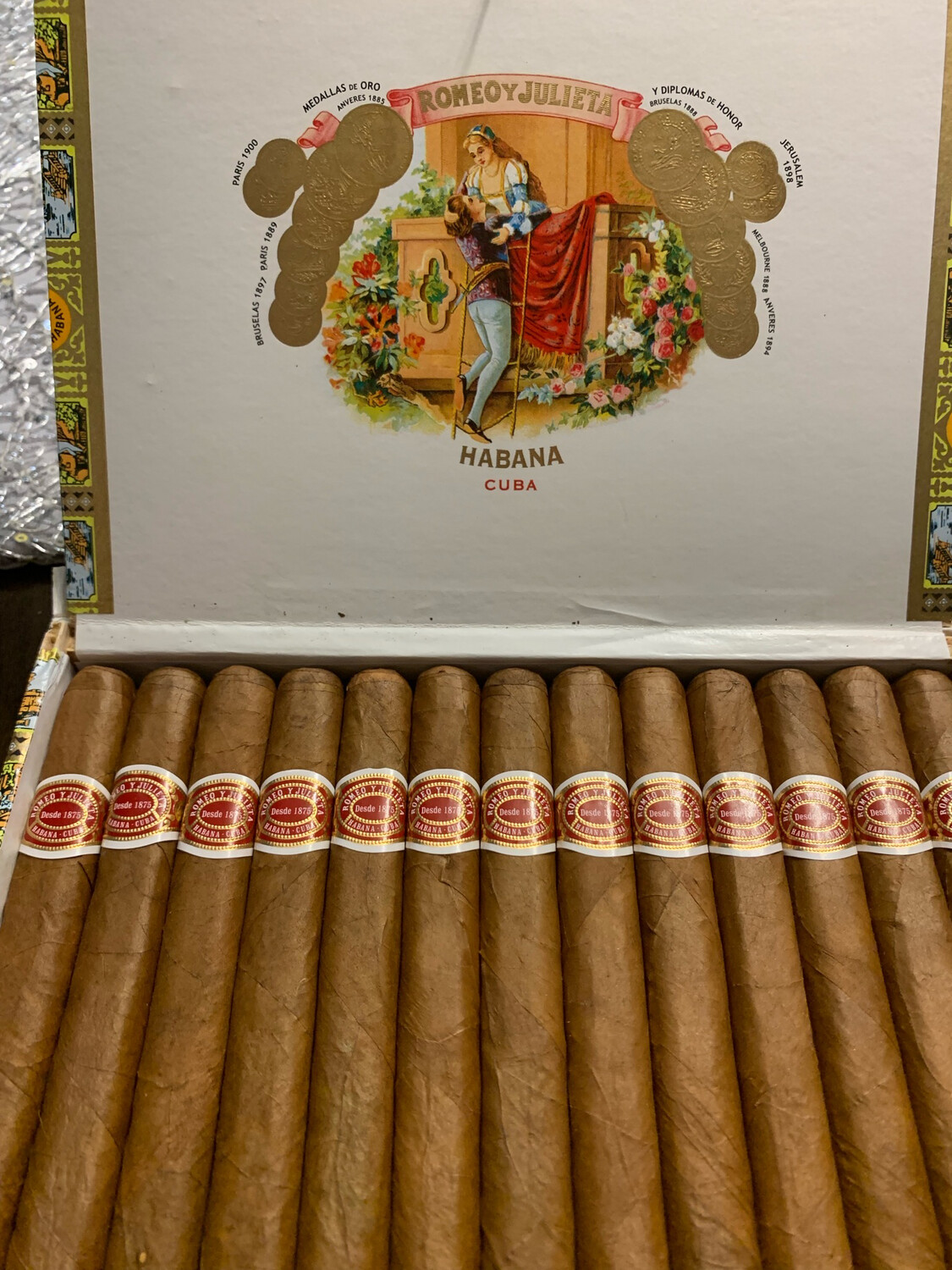 Romeo&Julieta Belvederes Box Of 25 2018