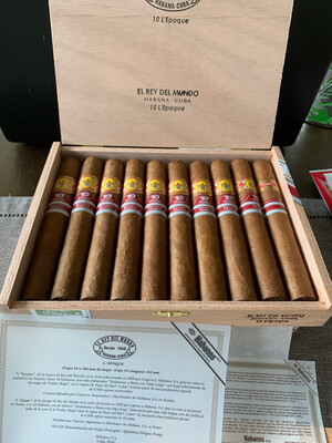 El Rey del Mundo Exclusive Francia 50 Anniversary L’Epoque RE 2020 COPROVA Numbered 