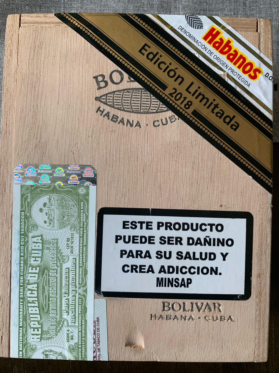 Bolivar Soberano 2018 Limited Edition
