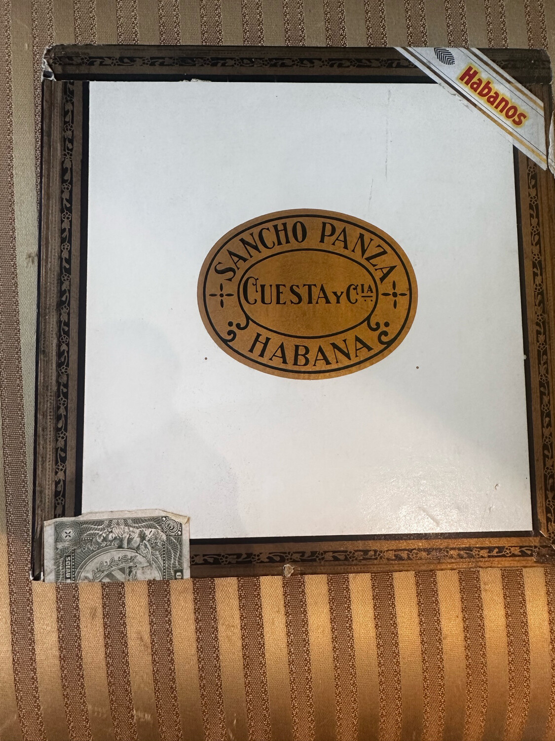 Sancho Panza Coronas Gigantes 2003 Dress Box of 10 cigars - VINTAGE - VERY RARE BOX
