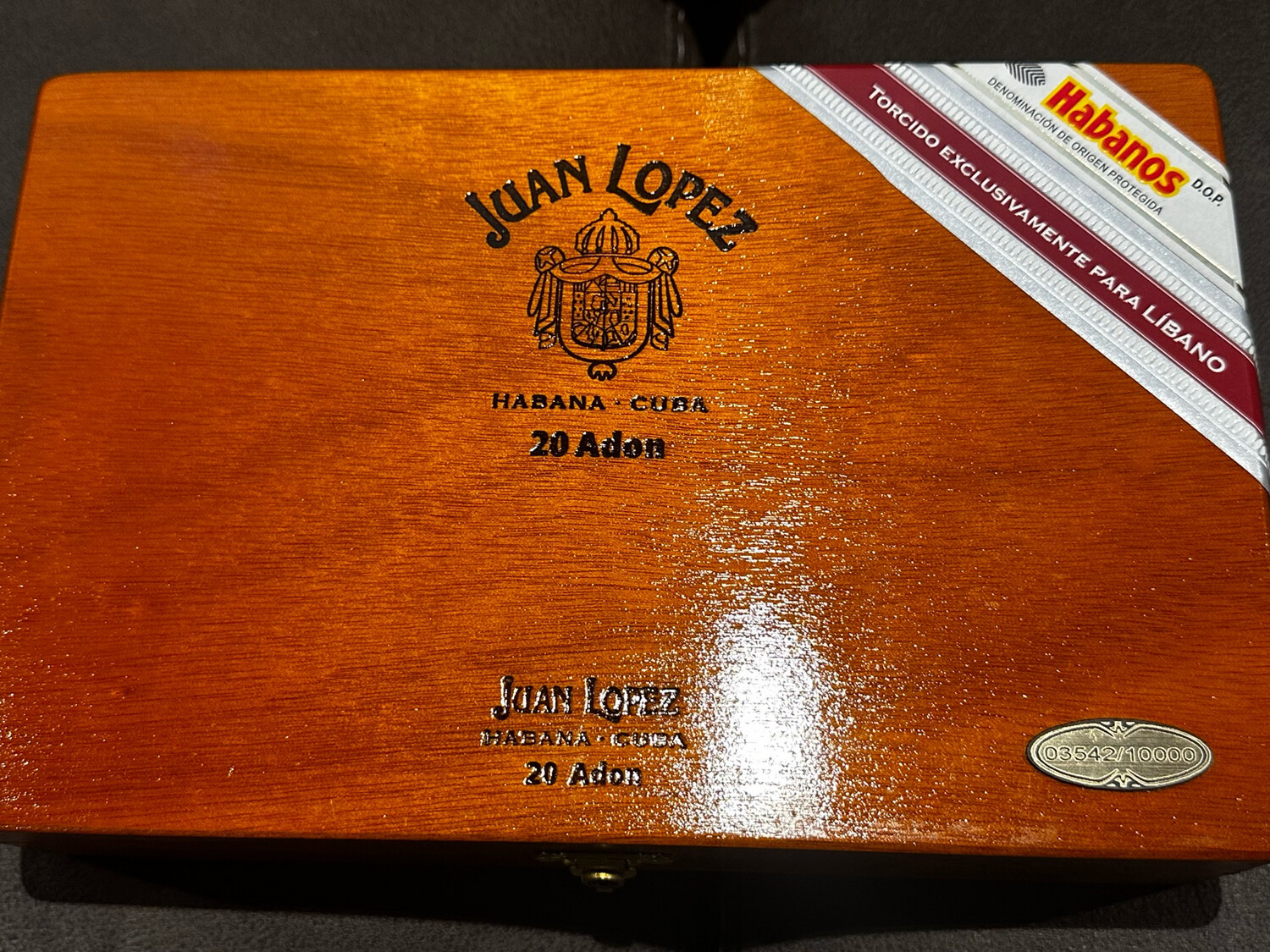 Juan Lopez Adon LE2021 Libano - Numbered - Box Of 20