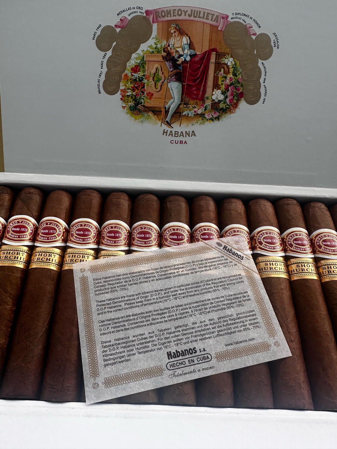 Romeo Y Julieta Short Churchills