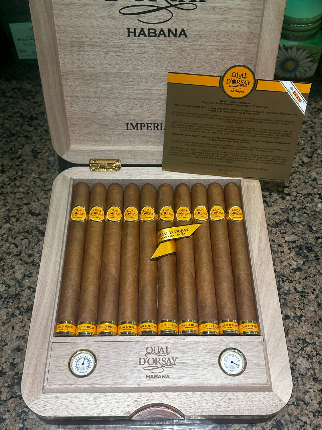 Quai d&#39;Orsay Imperiales Travel Humidor 