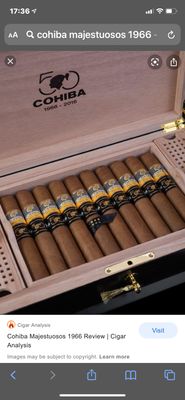 COHIBA MAJESTUOSOS 1966 - 50 ANIVERSARIO HUMIDOR