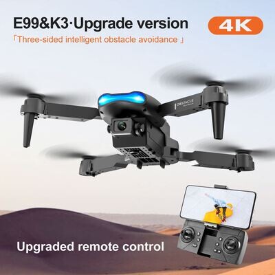 E99 Pro Drone - 4K HD Dual camera WIFI FPV - Smart Obstacle avoidance