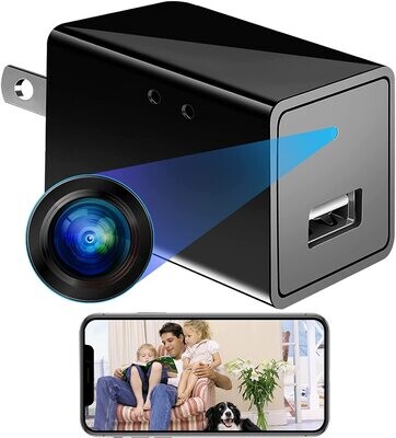 Spy Camera Charger with WiFi - Real time 1080P HD video